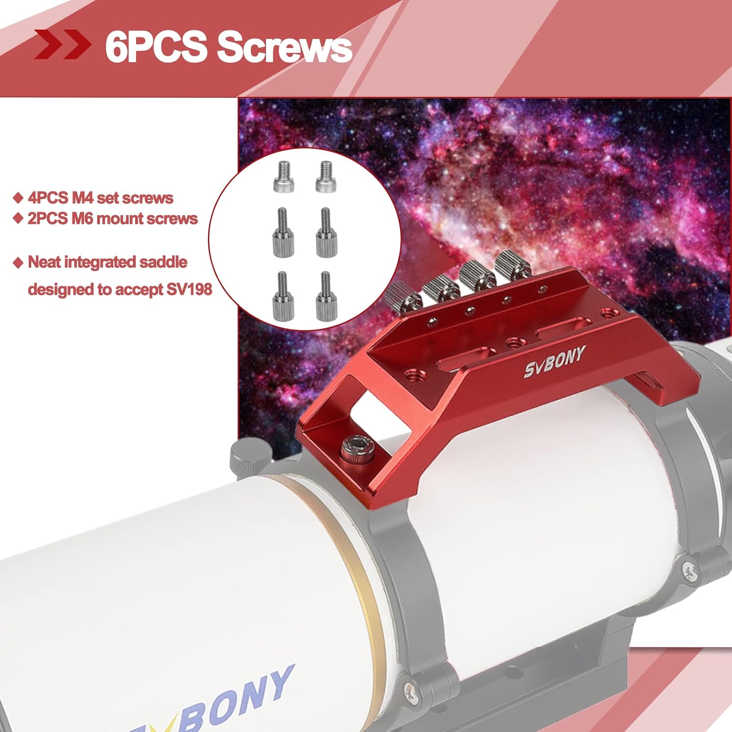Thumbnail 5 de Svbony SV211 Schwalbenschwanzbasis – 135 mm Montagesockel für Führungs- und Sucherfernrohre