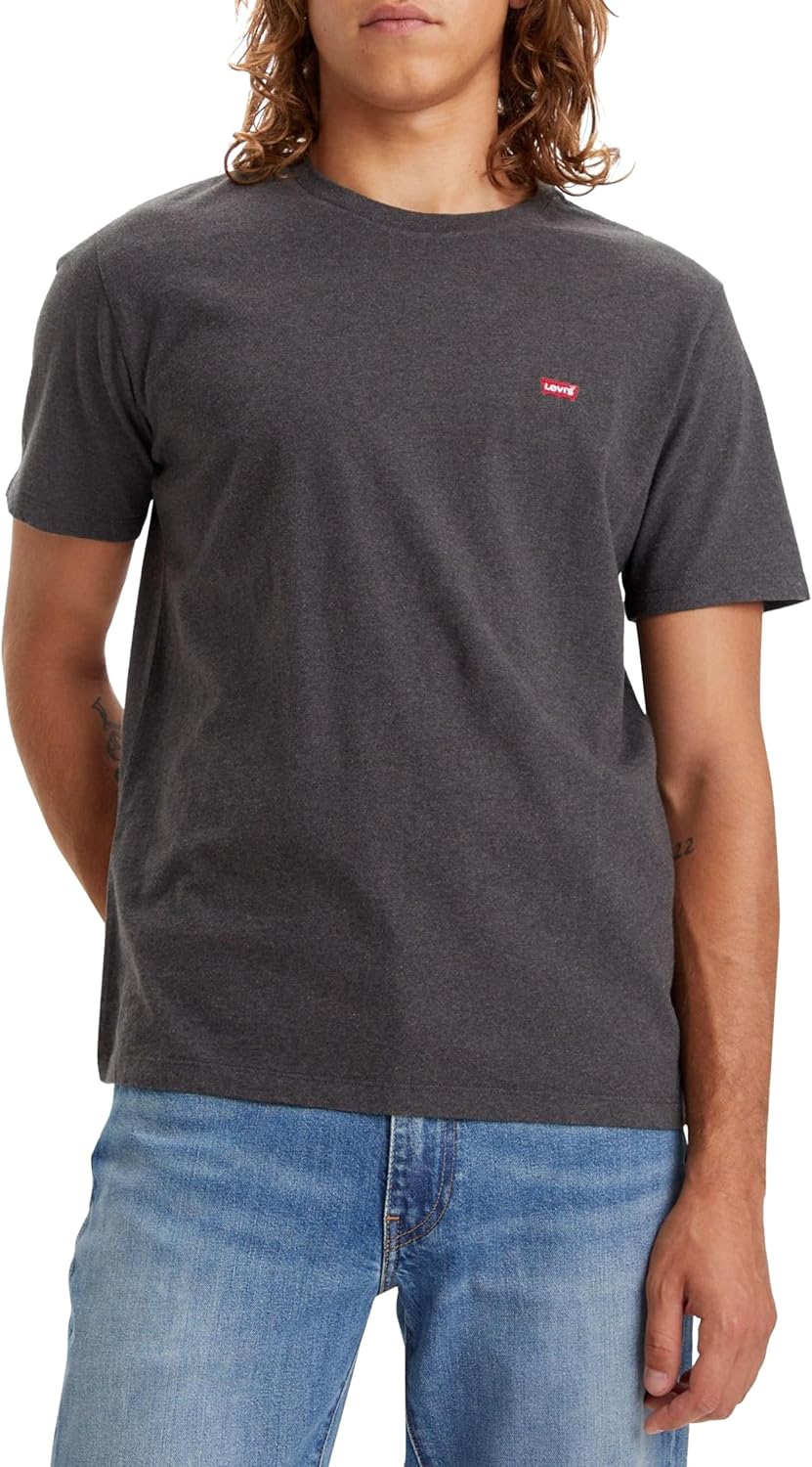 Detalle 2 de Levi's Ss Original Housemark Tee S Camiseta Dark Charcoal Heather
