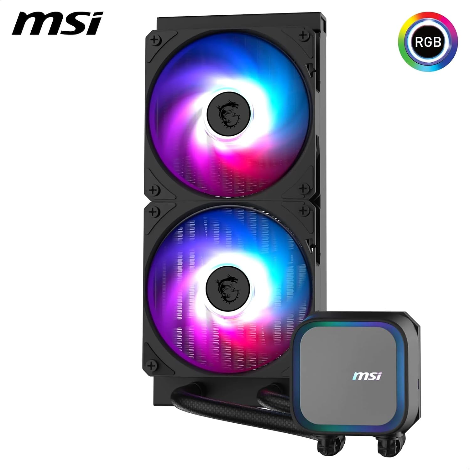 Detalle de MSI MAG CORELIQUID A13 240 watercooling