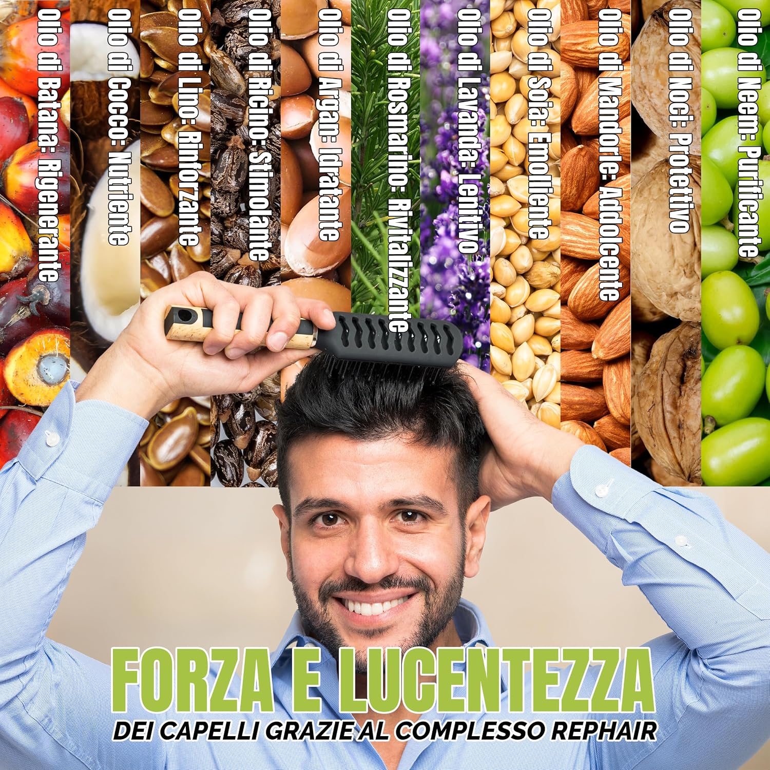 Detalle 2 de Olio Capelli Rosmarino Rephair 100 ml