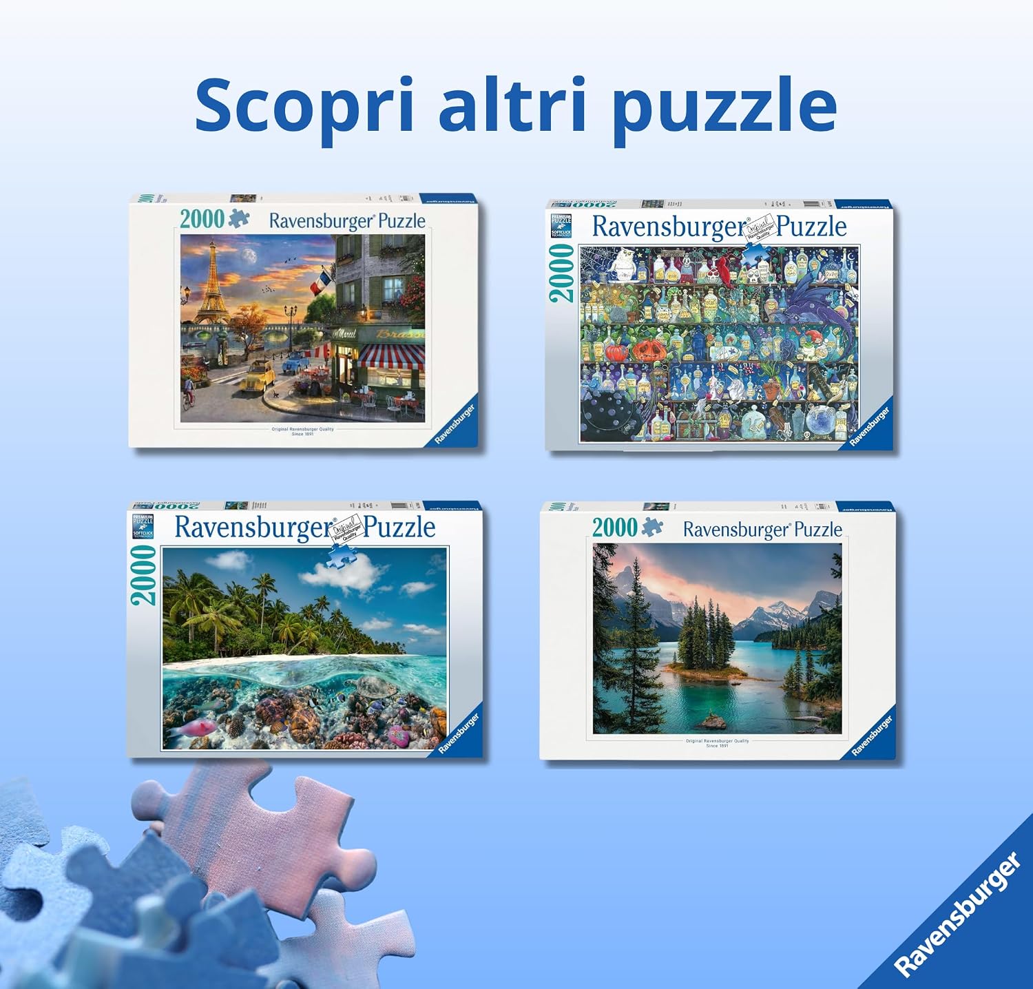 Thumbnail 5 de Ravensburger Brooklyn-Manhattan 2000 pezzi 🧩
