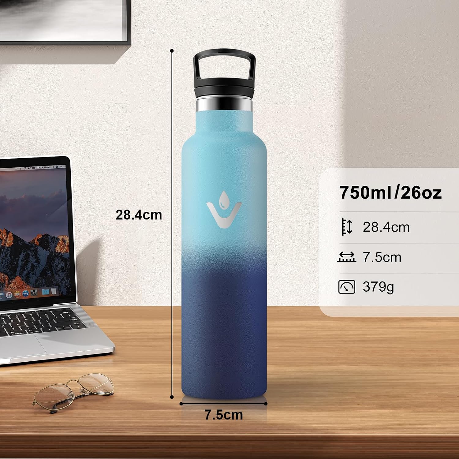 Detalle 2 de JAPORIA borraccia termica 750 ml