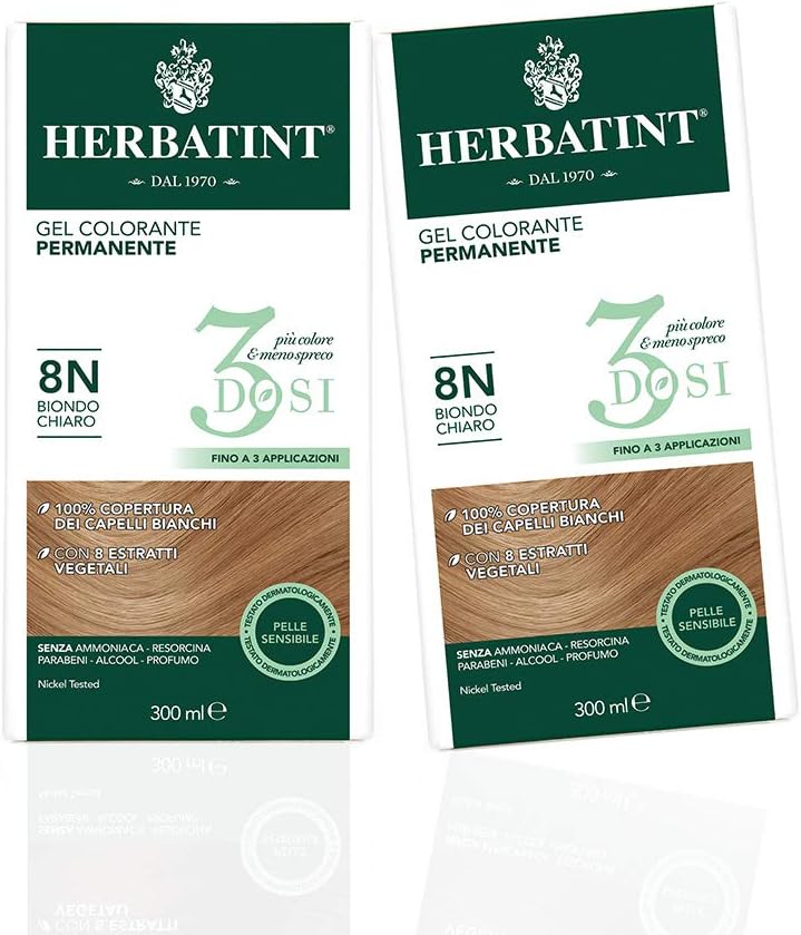 Thumbnail 5 de Herbatint Gel Colorante Permanente 3Dosi 4N Castano - 2 Confezioni