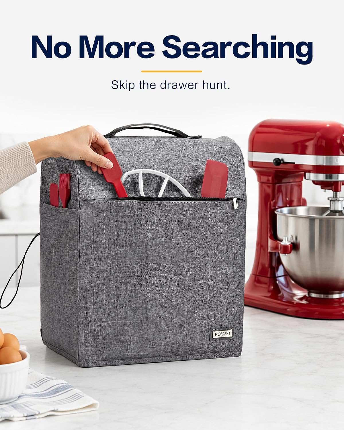 Thumbnail 4 de HOMEST Stand Mixer Dust Cover, 6/7/8 Quart