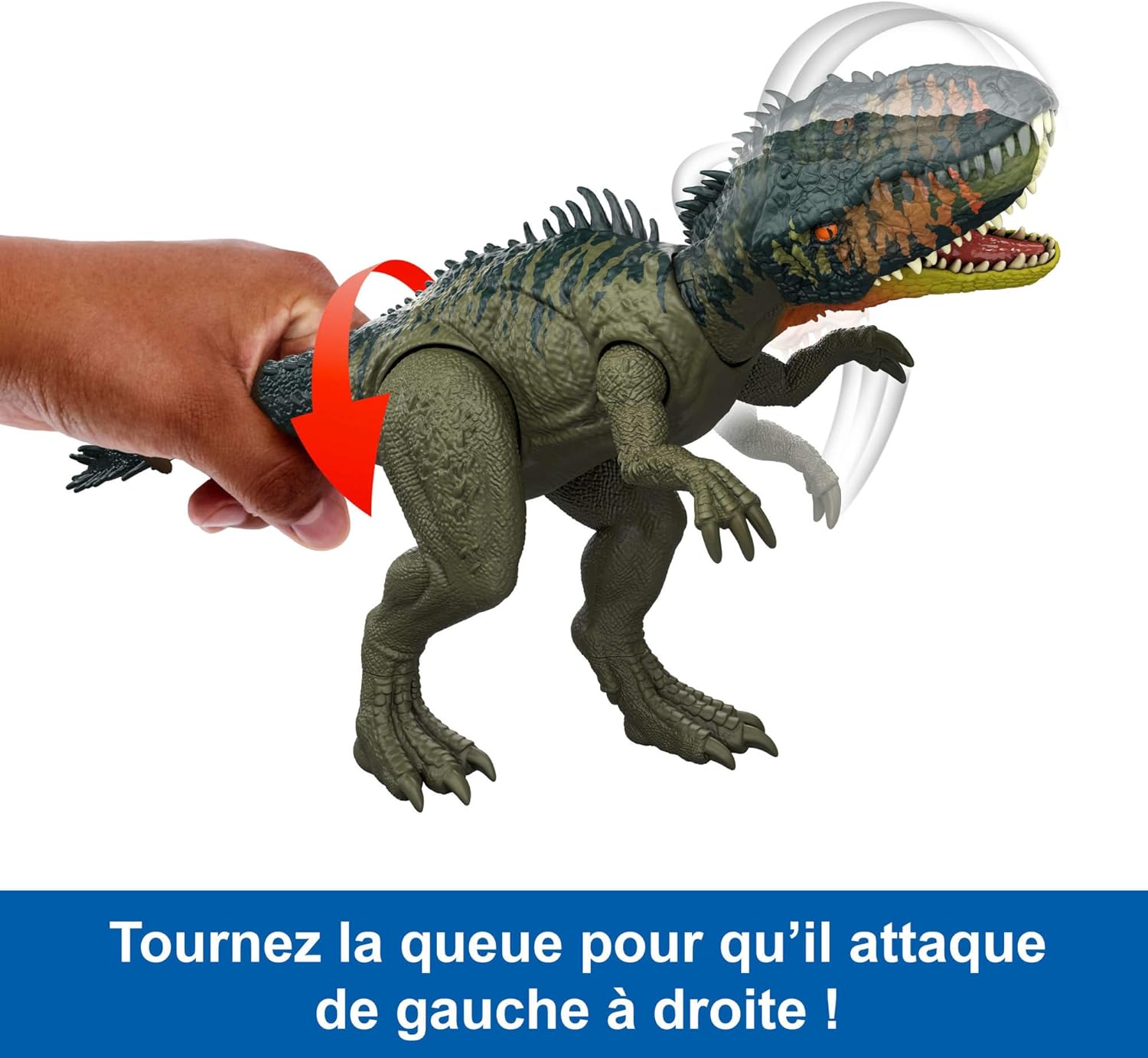 Thumbnail 3 de Tyrannotitán Méga Prédateurs — Figurine Jurassic World Renaissance par Mattel (JCL75), 34,29 cm