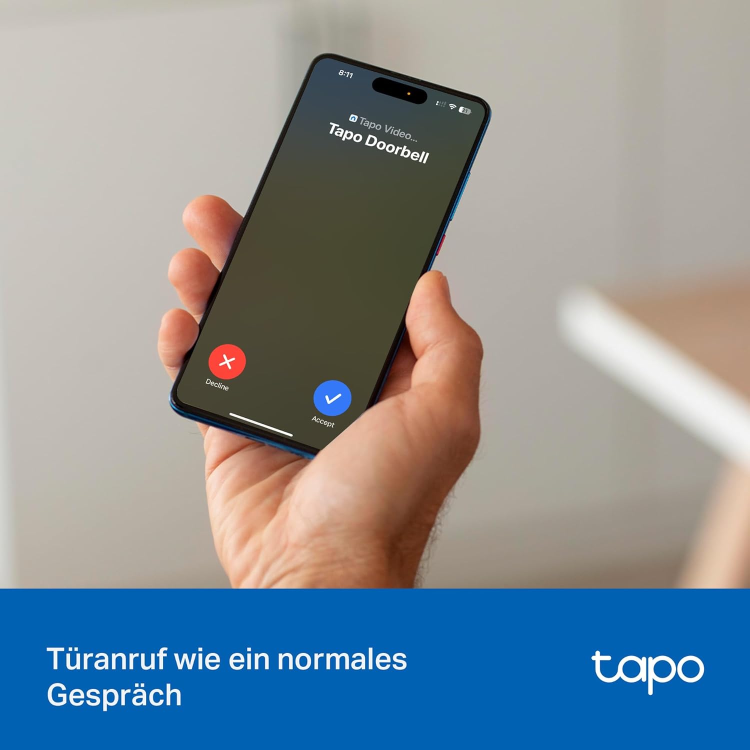 Thumbnail 6 de Tapo D205 WLAN Akku-Videotürklingel mit 2K