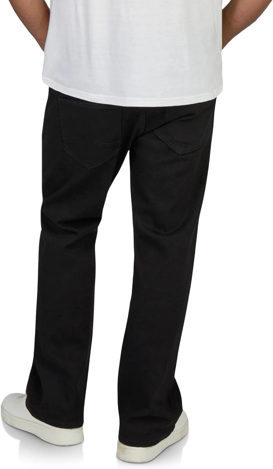 Detalle 2 de Mustang Herren Stretch-Jeans „Oregon“ Bootcut in Schwarz oder Blau (Gr. 30–44)