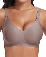 Detalle de Jiuday Bügelloser Push-up BH ohne Bügel mit herausnehmbaren Pads (seamless, V-Ausschnitt)