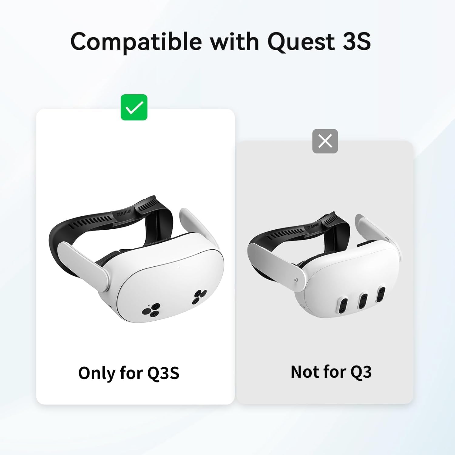 Thumbnail 1 de AMVR Facial Interface Face Pad Cover for Quest 3S