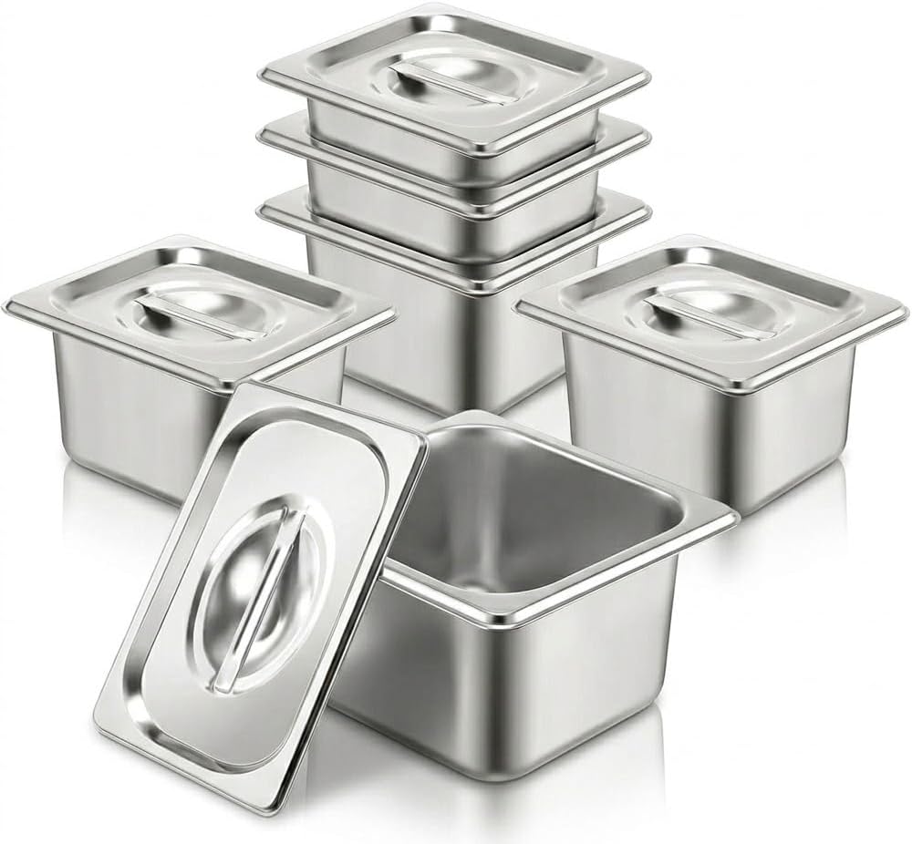 Detalle de Stainless Steel Hotel Pans 1/6 Size