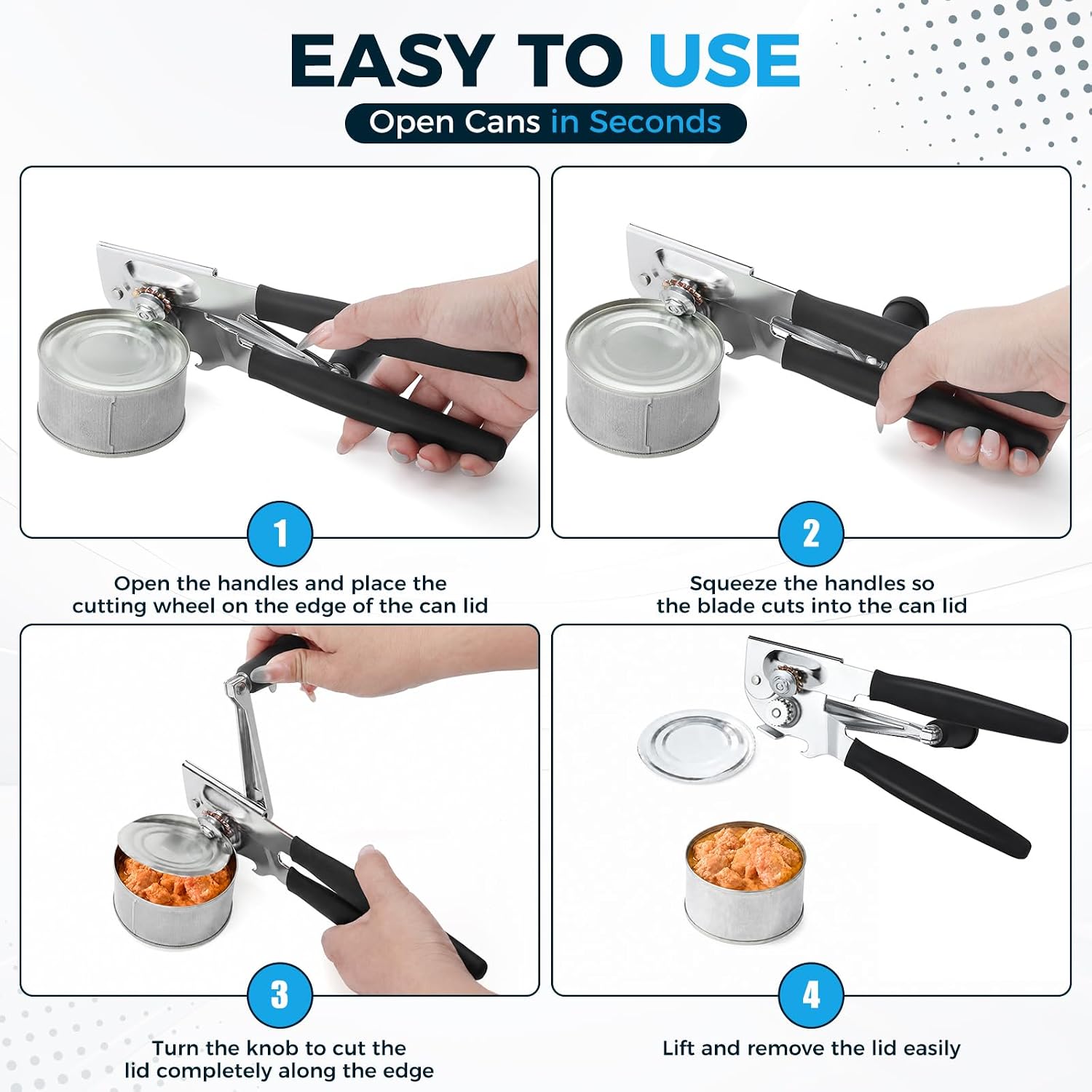 Detalle de NUFR Manual Crank Can Opener ⚙