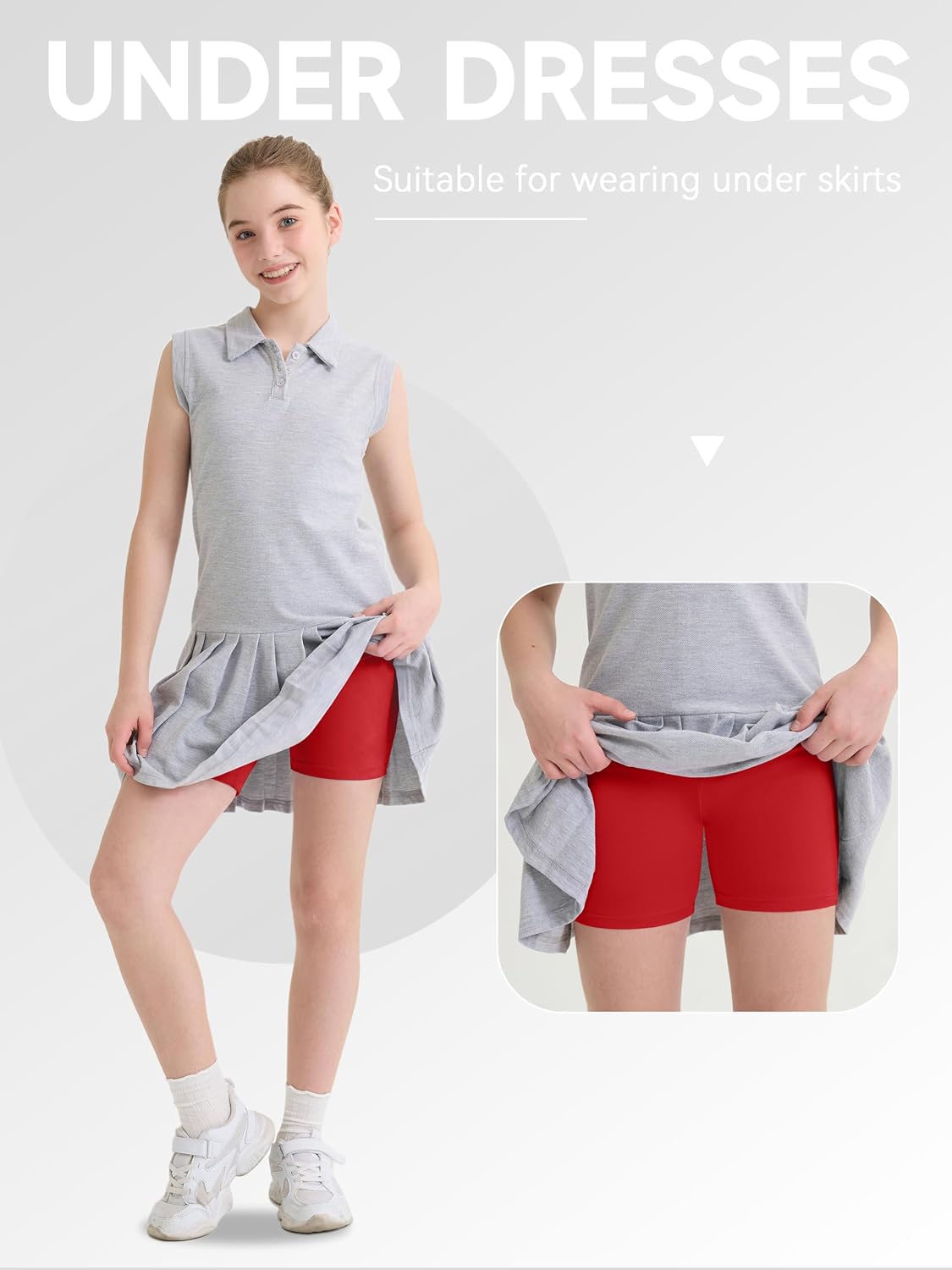 Thumbnail 4 de FEOEOR 6 Pack Girls Bike Shorts 6-Pack