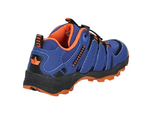 Detalle de Lico Fremont: Scarpe da Trekking Unisex per Bambini e Ragazzi (Blu/Nero/Arancione) - Taglia 32 EU