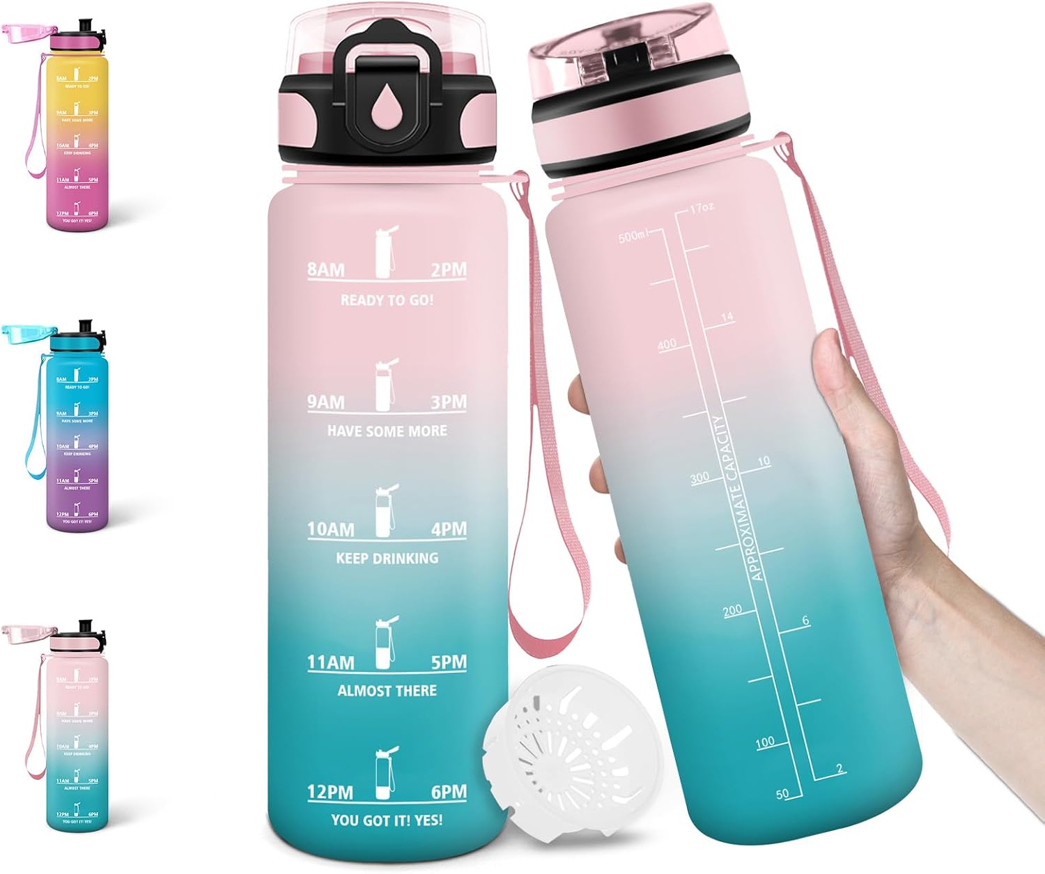 Detalle de Motswedi Trinkflasche 500 ml BPA-frei