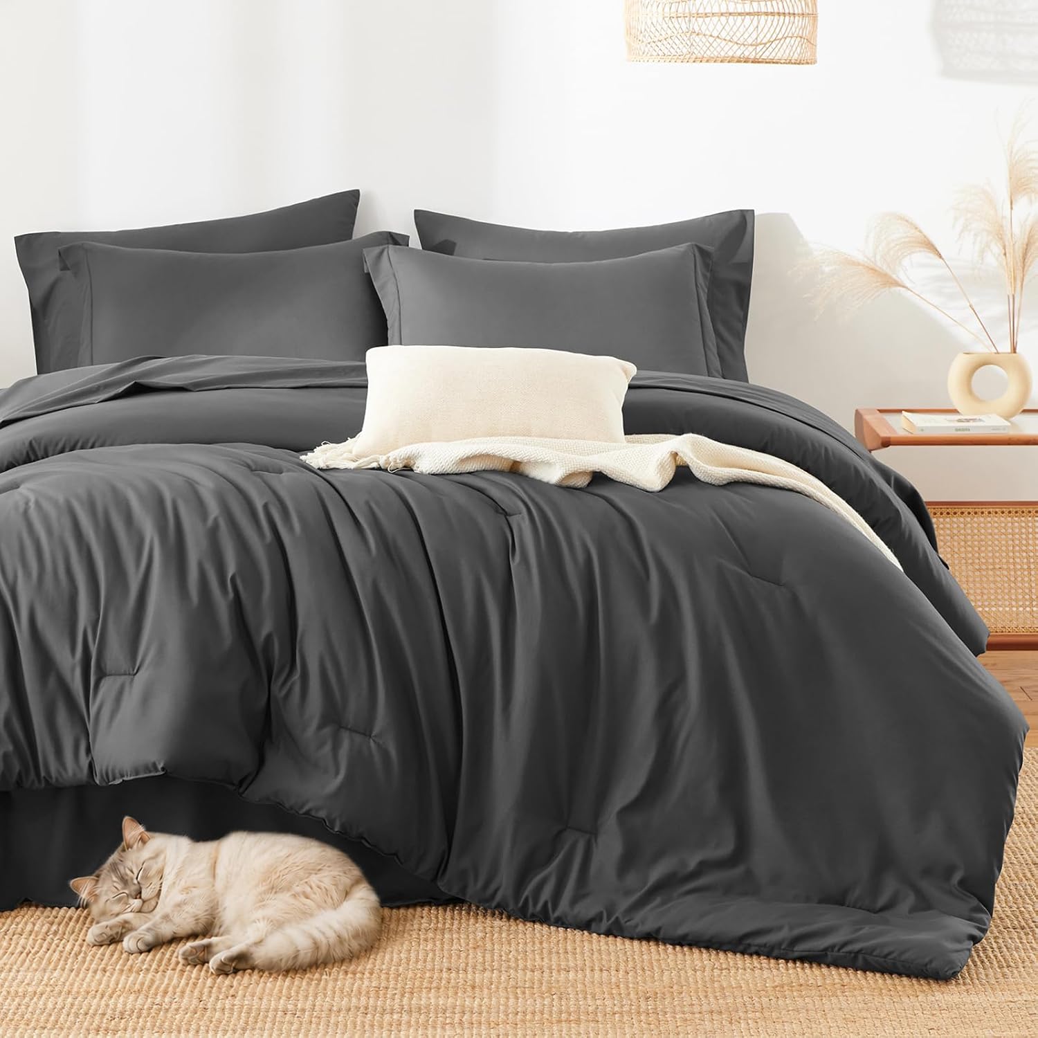 Thumbnail 5 de HIMEET Queen Comforter Set, 7-Piece