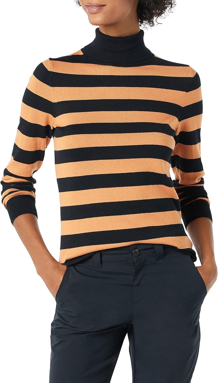 Thumbnail 5 de Leichter Rollkragenpullover für Damen mit Baumwollmischung – Amazon Essentials, klassischer Schnitt (auch in Übergröße)