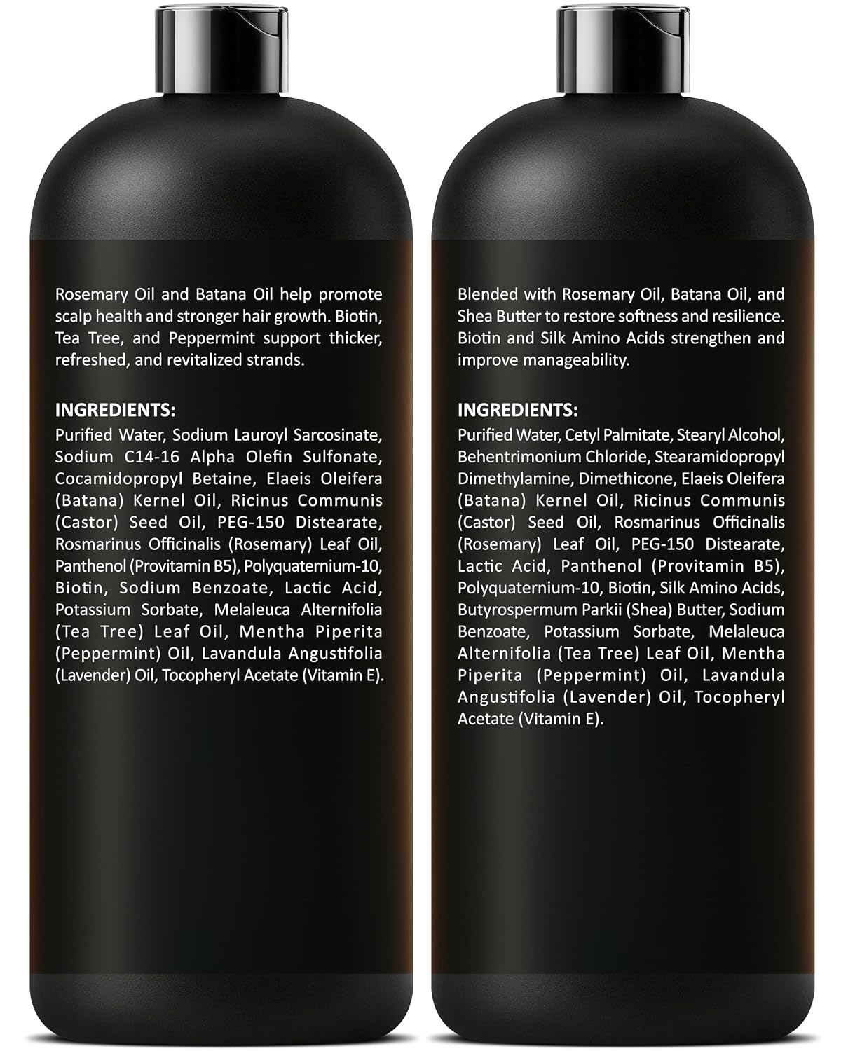 Thumbnail 6 de INFINA ESSENTIALS Rosemary Oil Shampoo & Conditioner Set with Batana Oil & Biotin (Sulfate-Free Thickening)