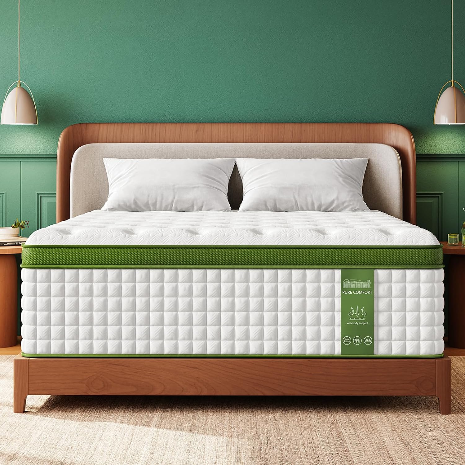 Detalle de BedStory Hybrid Mattress 12-Inch