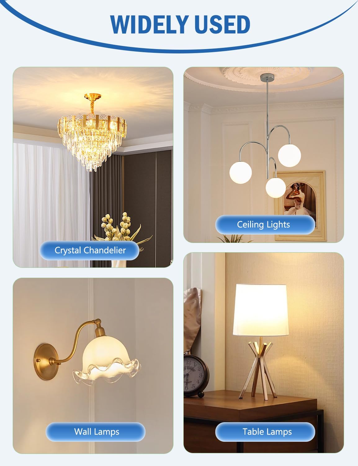 Detalle 2 de BRVHOZX G9 LED Bulbs, 3W, 2700K Warm White, 350 lm, 6-Pack