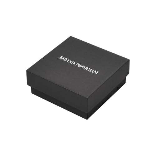 Detalle de ARMANI Jewelry par Emporio Armani – Chaîne/Bracelet en acier inoxydable, finition mate argentée, fermoir mousqueton