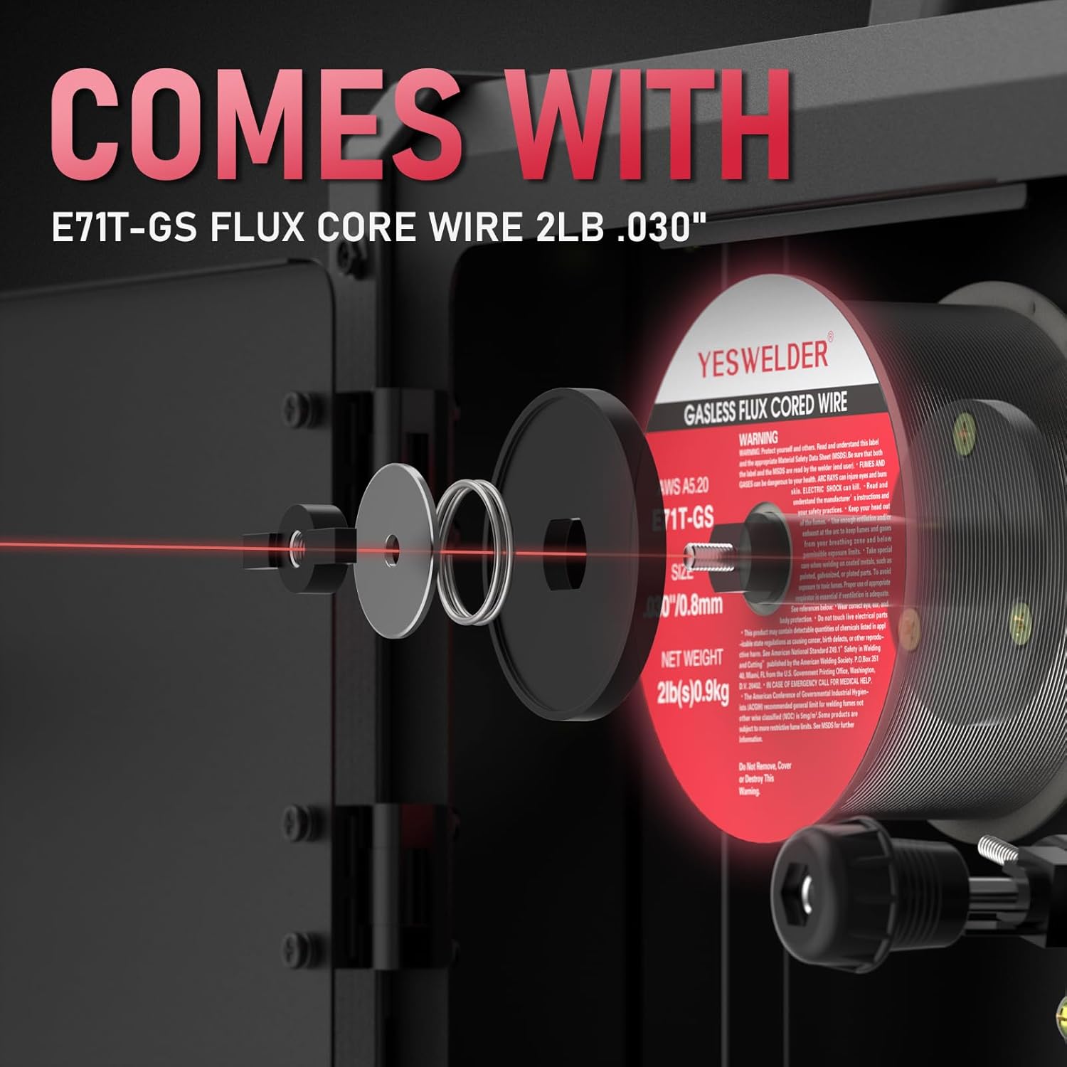 Thumbnail 4 de YESWELDER FLUX-135PRO 135A MIG Welder 📷