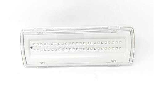 Detalle de TEMPO DI SALDI Lampada di Emergenza con 50 Led – Incasso + Batteria, Luce Bianca 4 W