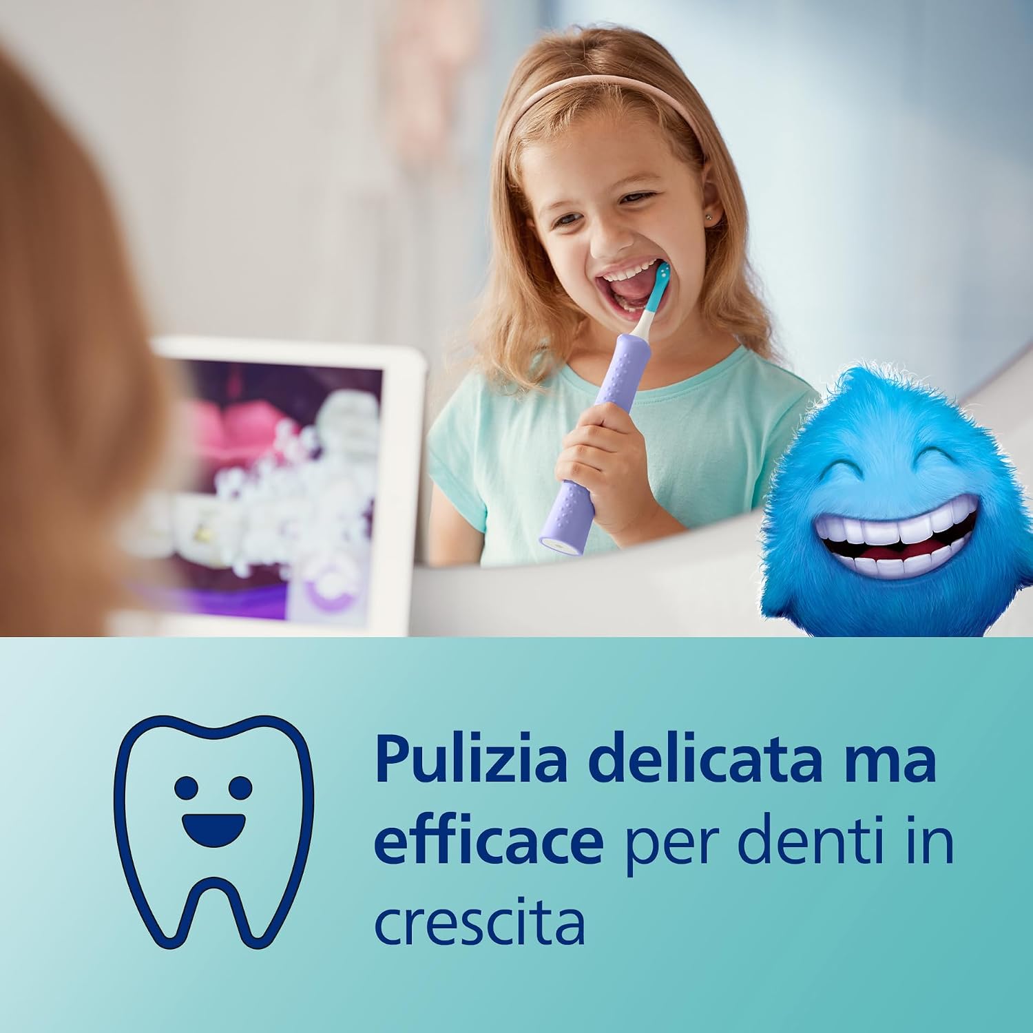 Detalle 2 de Philips Sonicare For Kids HX6322/12 spazzolino elettrico per bambini