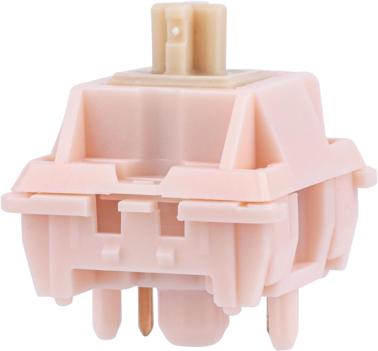 Thumbnail 6 de EPOMAKER Silent Mechanical Keyboard Switches Set (35 Pieces) — Nude Rosa (Linear Silent), 5-Pin, Factory Pre-Lubed