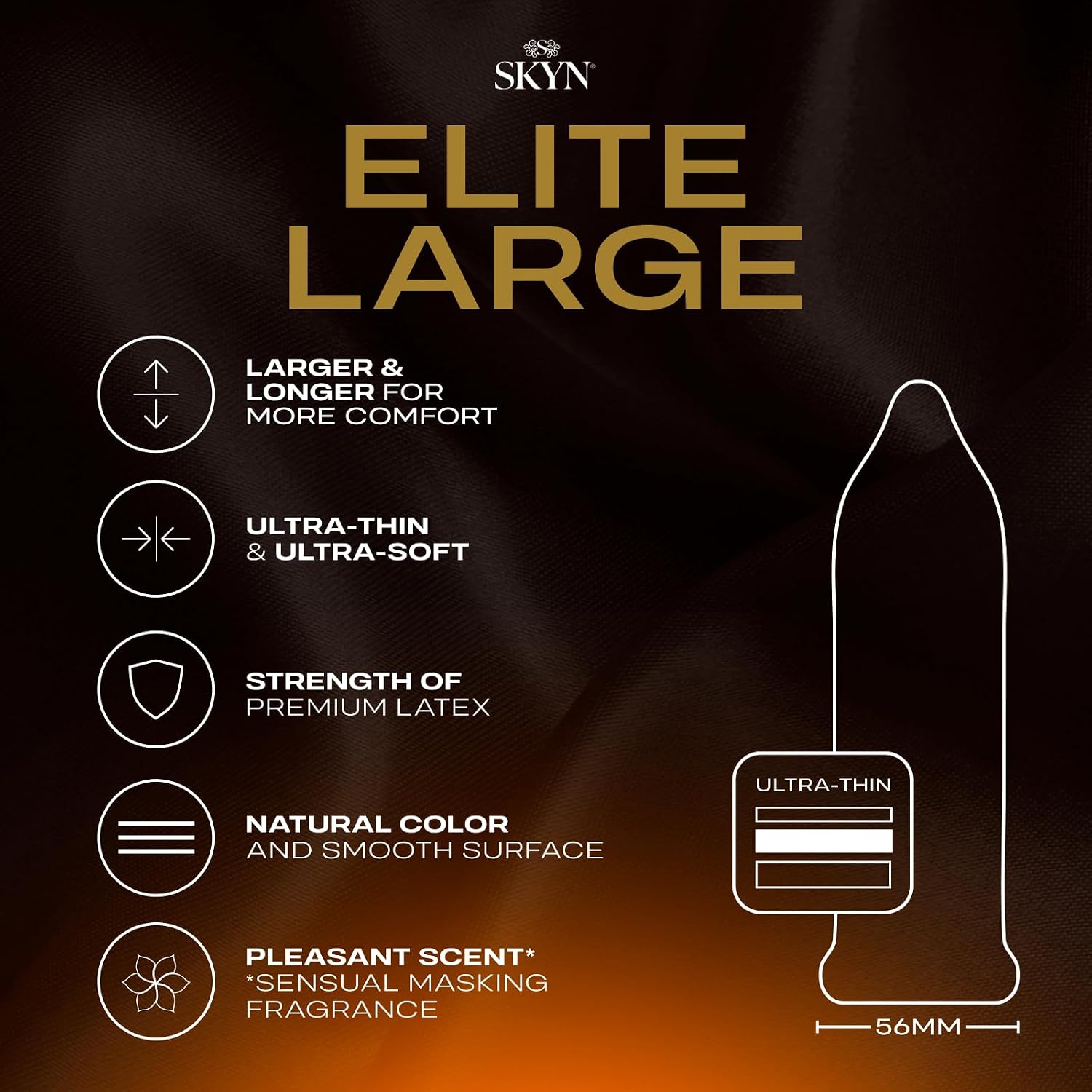 Detalle de SKYN Large Condoms, 36 Count