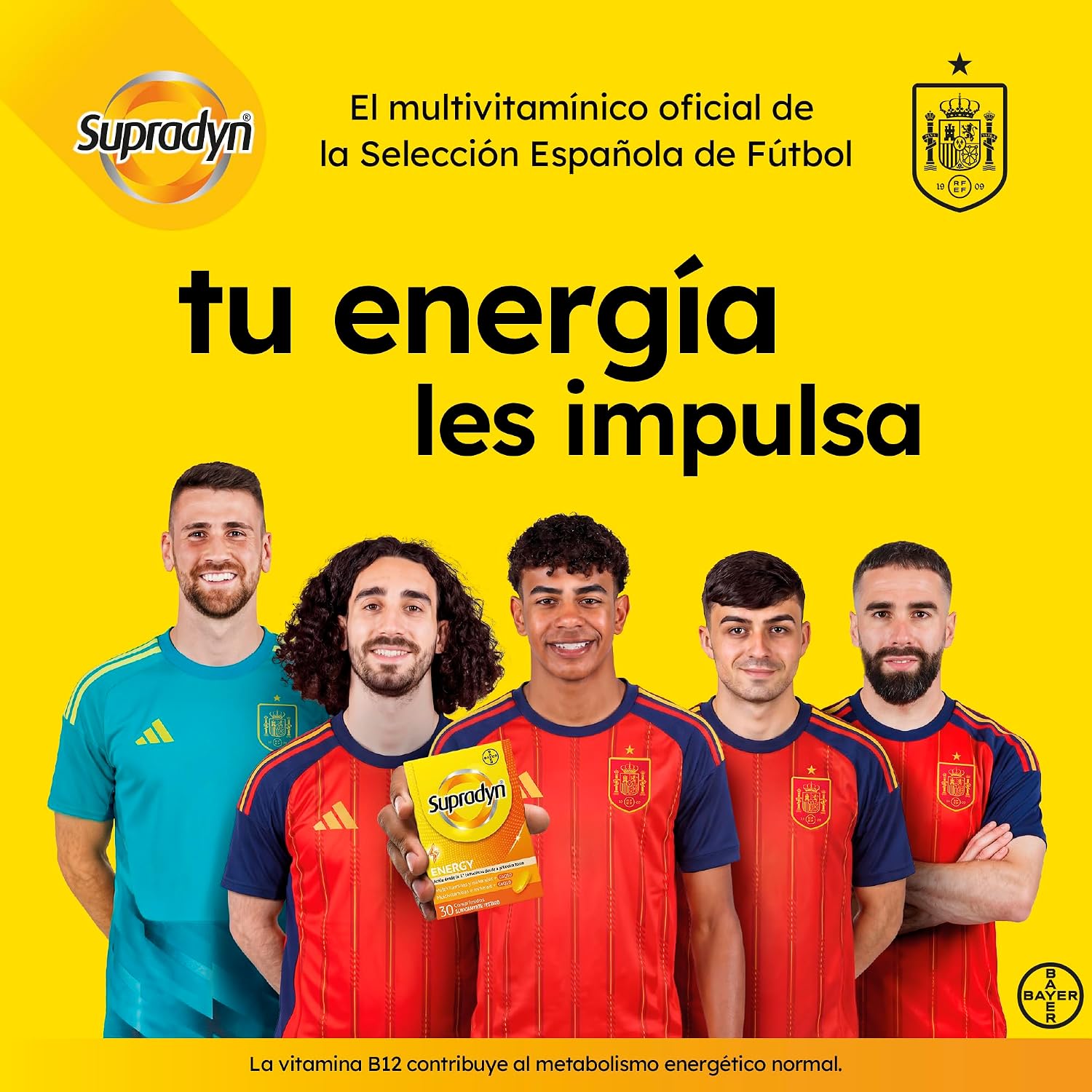Detalle de Supradyn Energy 50+ Vitamínico Antioxidante para Mayores 🍃