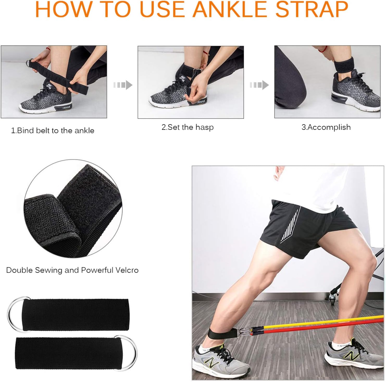Thumbnail 2 de Resistance Bands Set 5pcs for Strength Training 🏋
