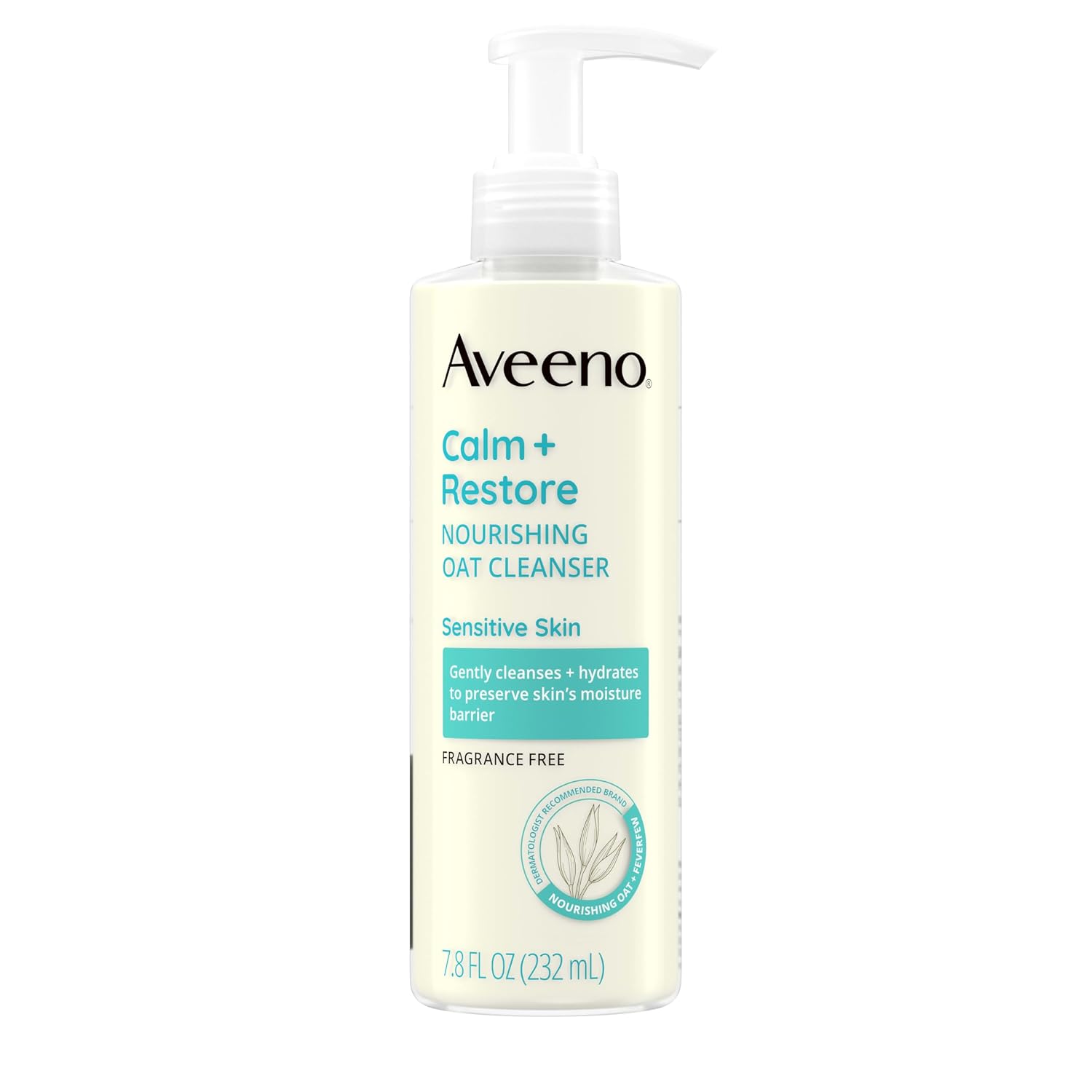 Detalle de Aveeno Calm + Restore Cleanser 7.8 fl oz