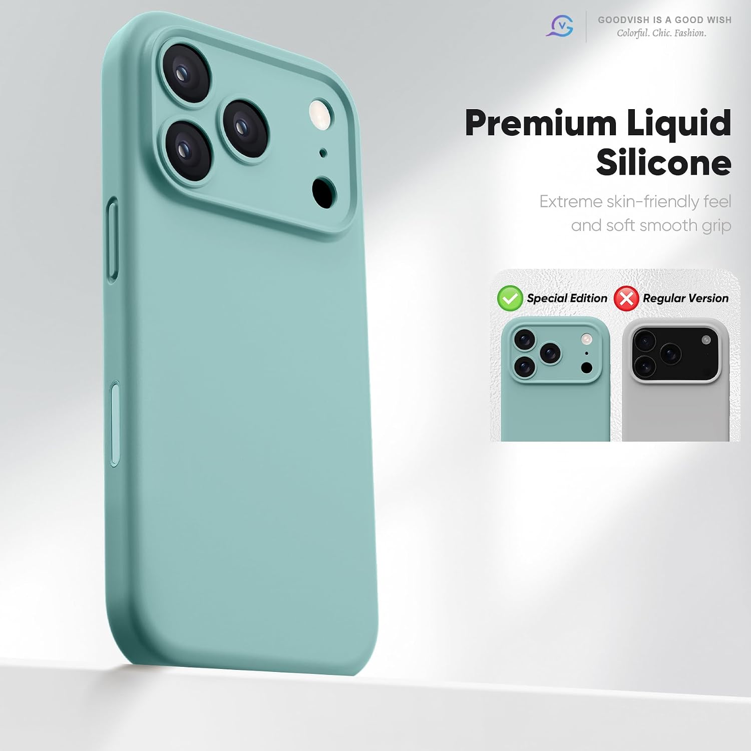 Thumbnail 6 de GOODVISH 3 en 1 Funda iPhone 17 Pro 6,3" verde claro