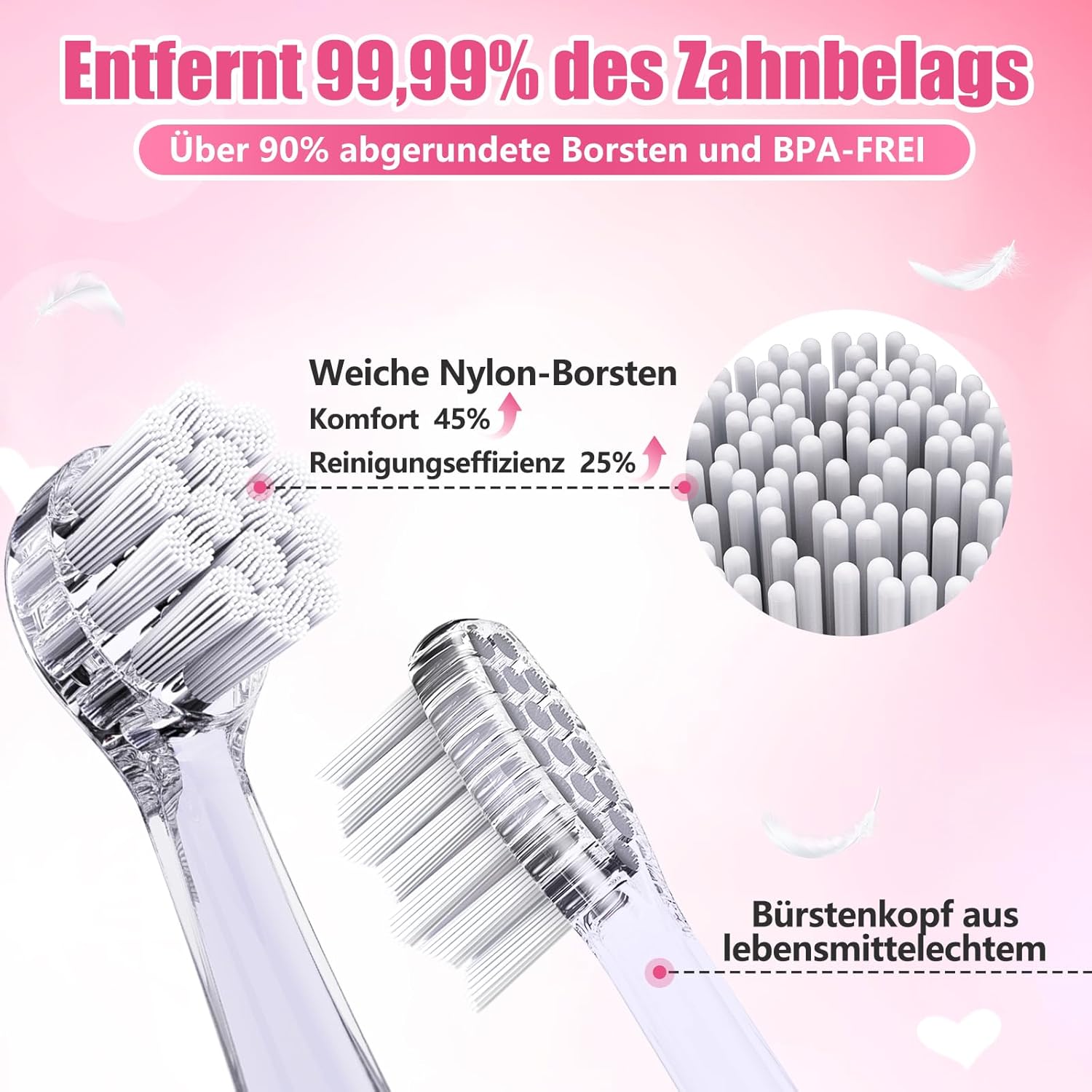Thumbnail 4 de Dada-Tech Babyzahnbürste Rosa Pinguin