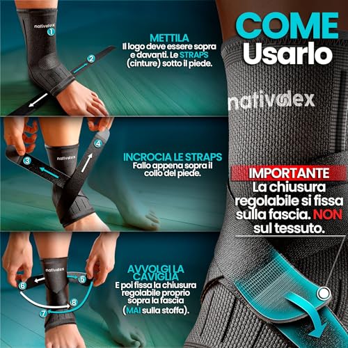 Thumbnail 6 de NativoDex Cavigliera Sportiva per Distorsione e Riabilitazione — Tutore Ortopedico