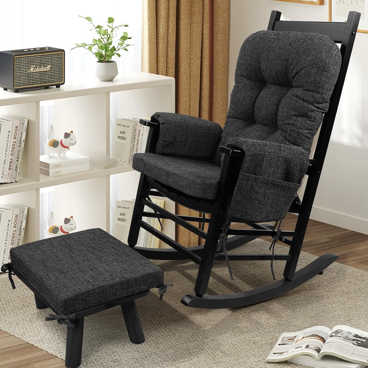 Detalle de SINOSSO Glider Rocker Cushion Set
