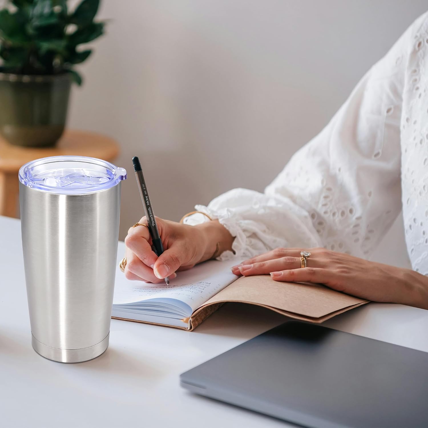 Thumbnail 1 de 20oz Stainless Steel Travel Tumbler vacuum insulated cup 🥤