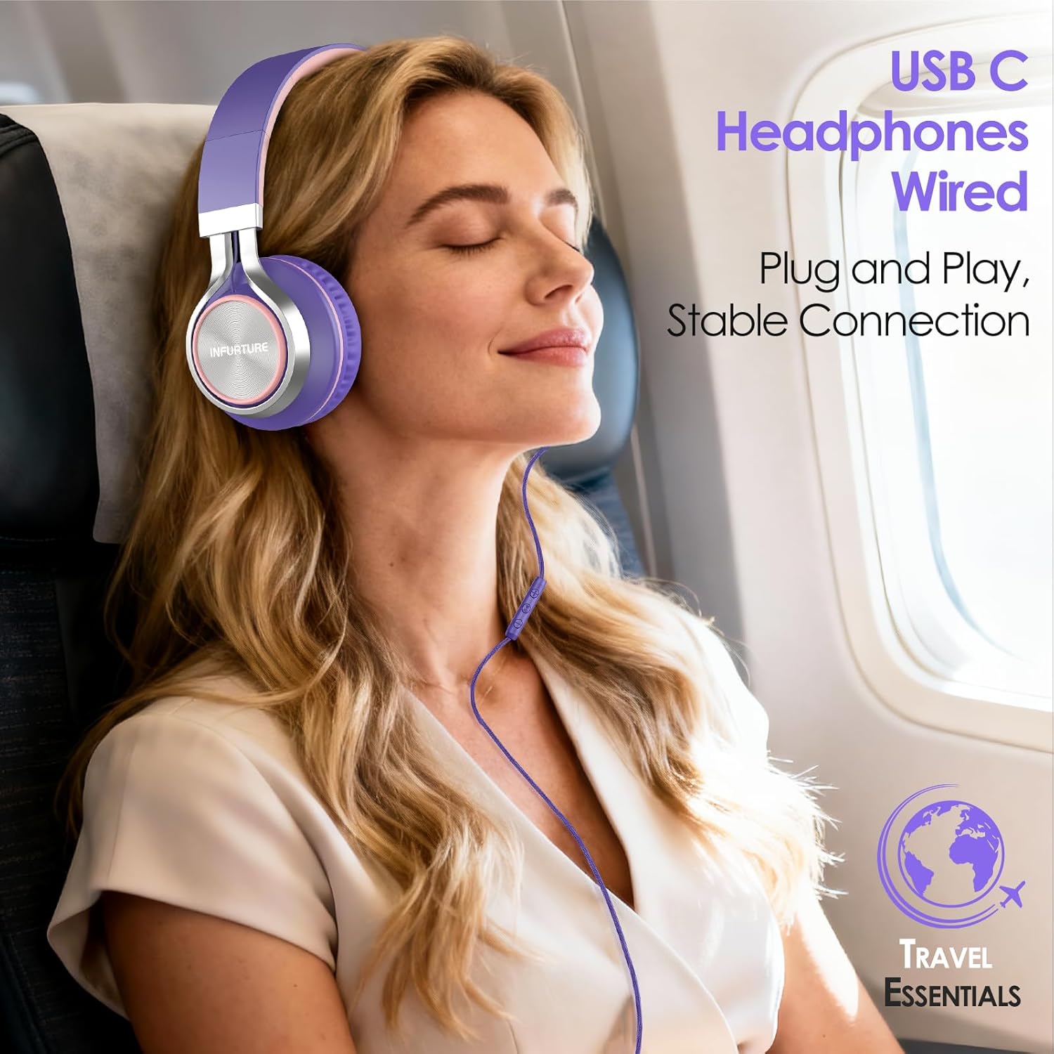 Thumbnail 4 de INFURTURE USB C Headphones 191g