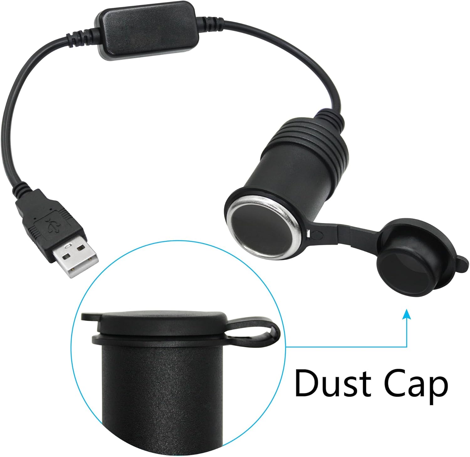 Thumbnail 3 de USB to 12V Car Socket Adapter 10W