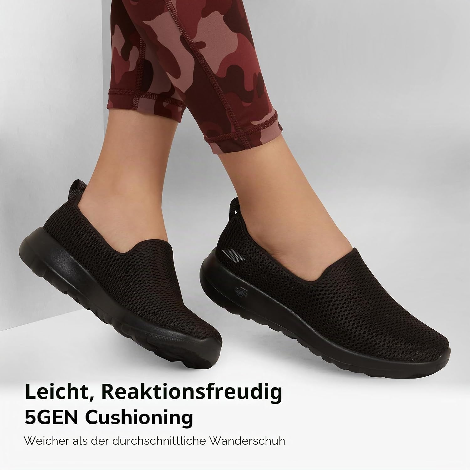 Detalle 2 de Skechers Go Walk Joy Damen Trainer – leichte, flexible Sneaker mit Dämpfung