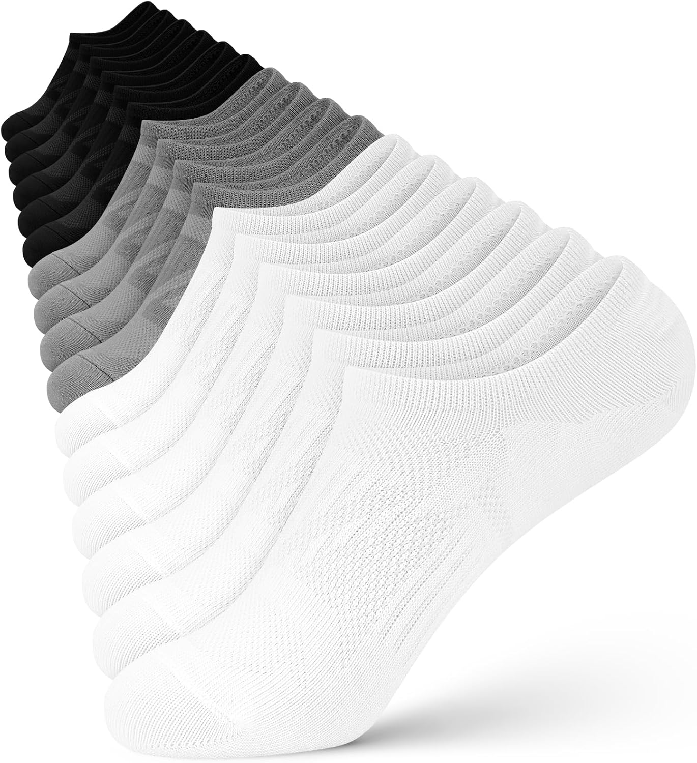 Detalle de Wernies No Show Socks, 8 Pairs ⚙