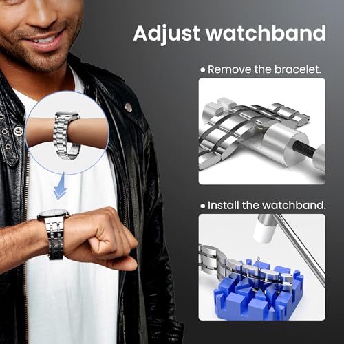 Detalle de JOREST Kit orologiaio: set completo per sostituzioni e apertura casse