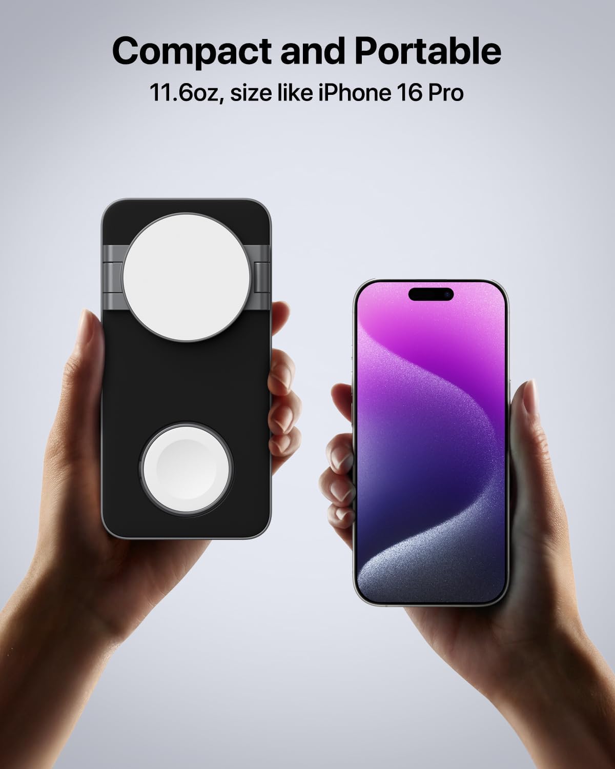 Thumbnail 6 de Caricatore wireless 3 in 1 con Mag-Safe per iPhone, Apple Watch e AirPods Pro