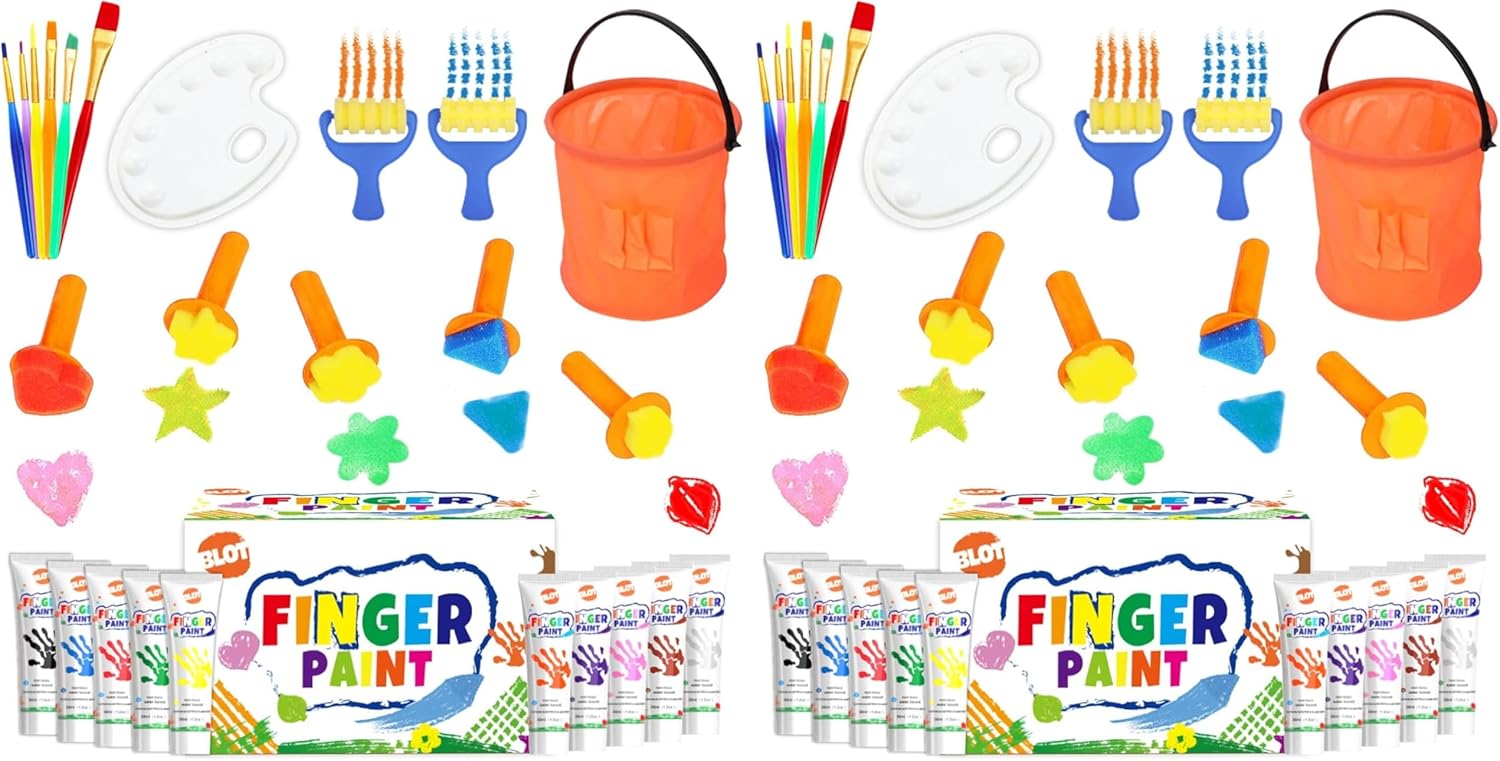 Thumbnail 6 de BLOT Kit de Peinture au Doigt Lavable pour Enfant — Ensemble Tout-en-Un pour Précoce Créatif