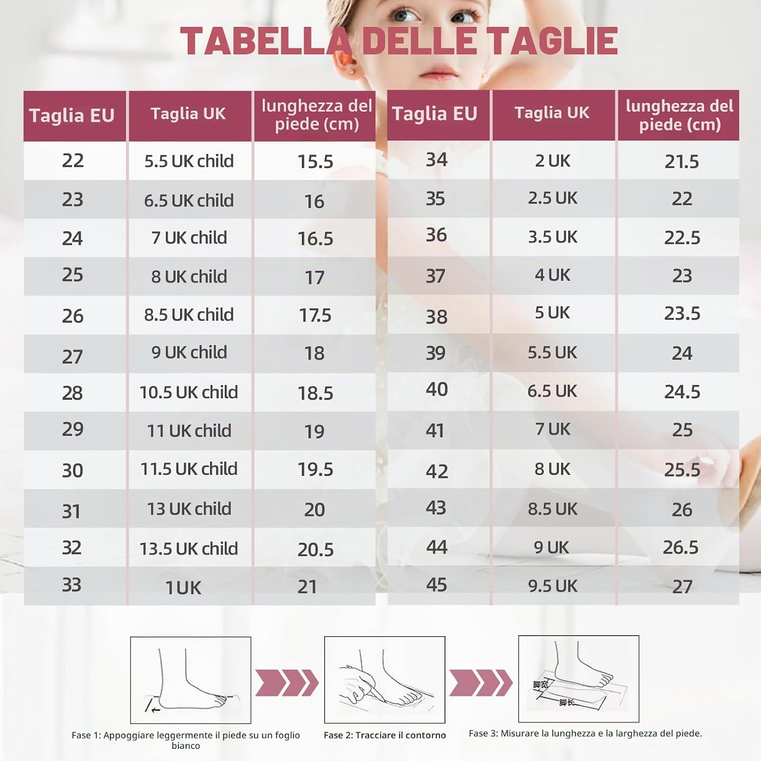 Thumbnail 6 de Uniuni Scarpette Danza Classica Bambina: Scarpe da Balletto in Tela con Suola in Cuoio