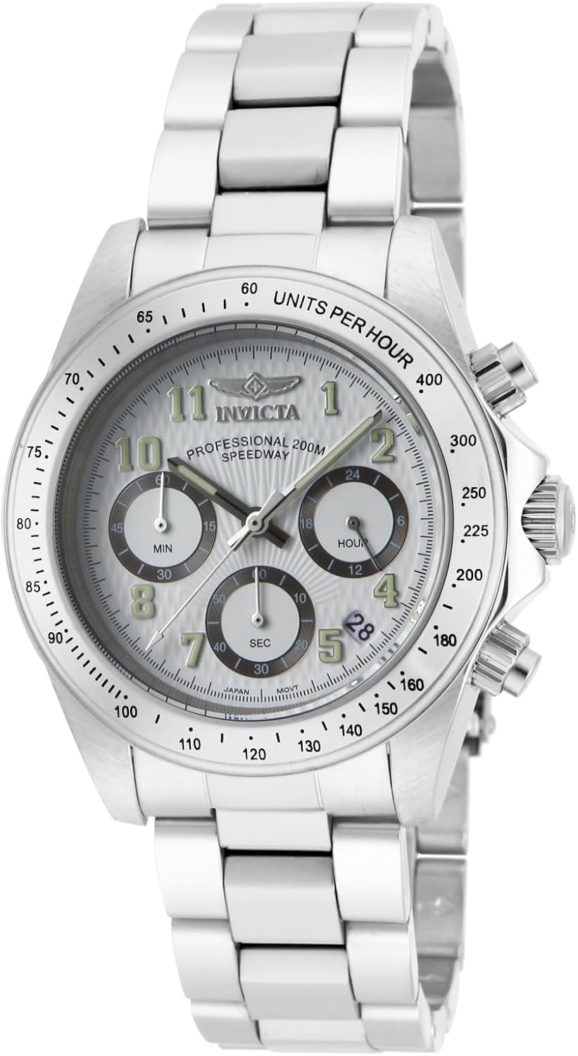 Detalle de Invicta Speedway 17023 Montre homme à mouvement quartz en acier inoxydable (39 mm)