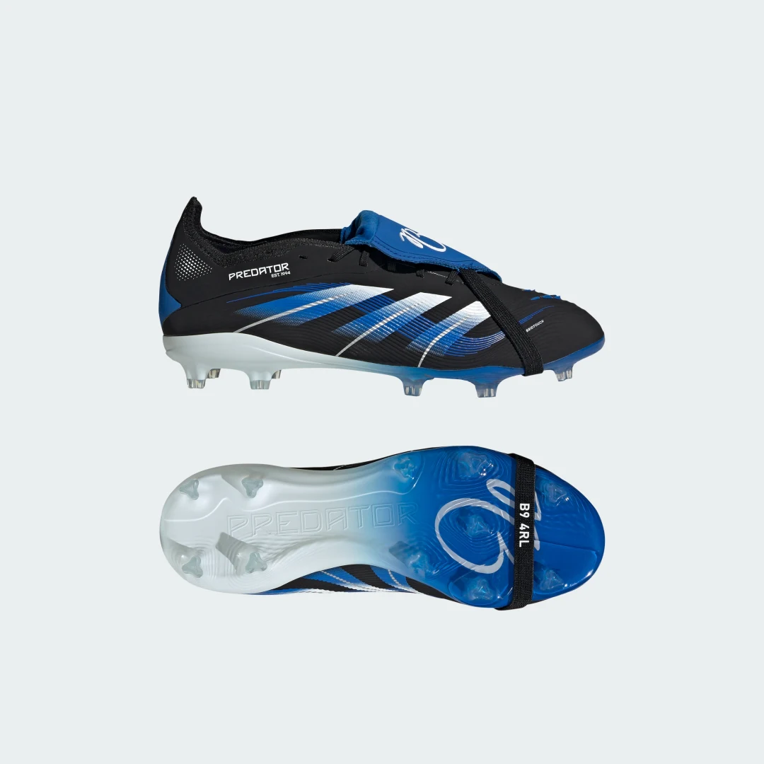 Detalle de Adidas Predator Elite JB: bota de césped natural seco amb lengüeta plegable