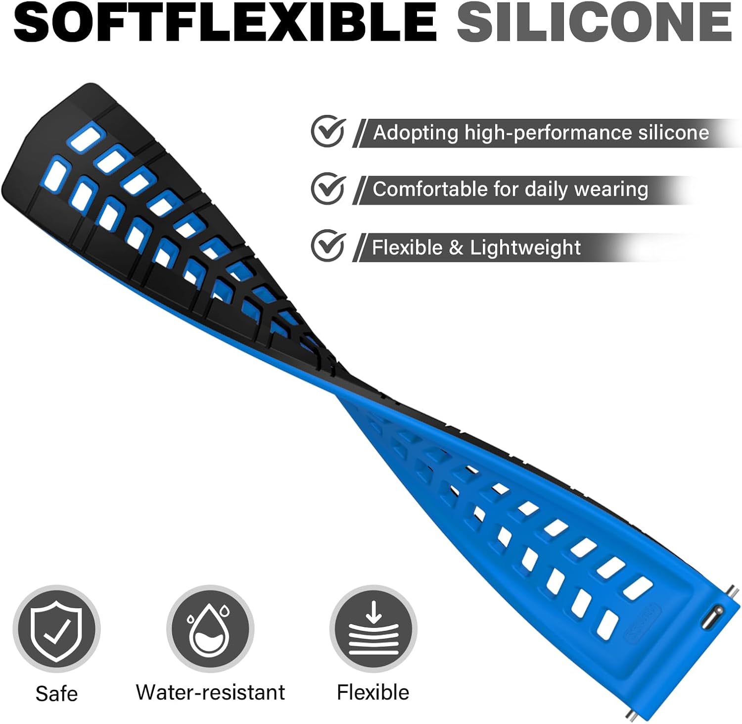Detalle de OVERSTEP Strap 22mm Quick Release Silicone Band