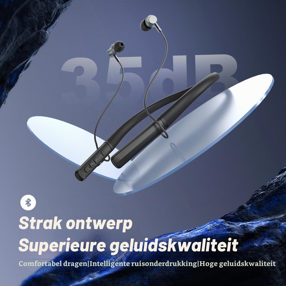 Detalle de Aolso EUV8-ZTQ-CTK-FBA gehoorversterker met nekband en ruisonderdrukking