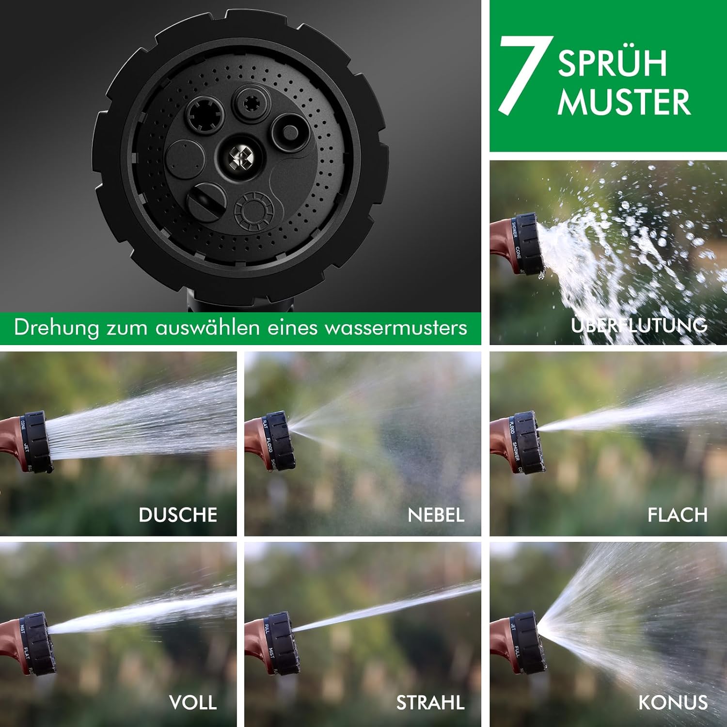 Thumbnail 3 de RESTMO Gartenbrause Metall Heavy Duty